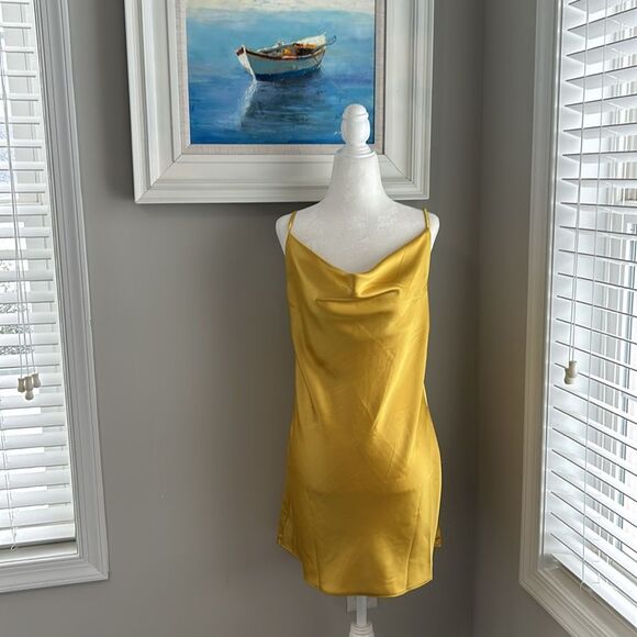 Princess Polly MARSEILLE Yellow MINI DRESS 4 - Picture 3 of 15